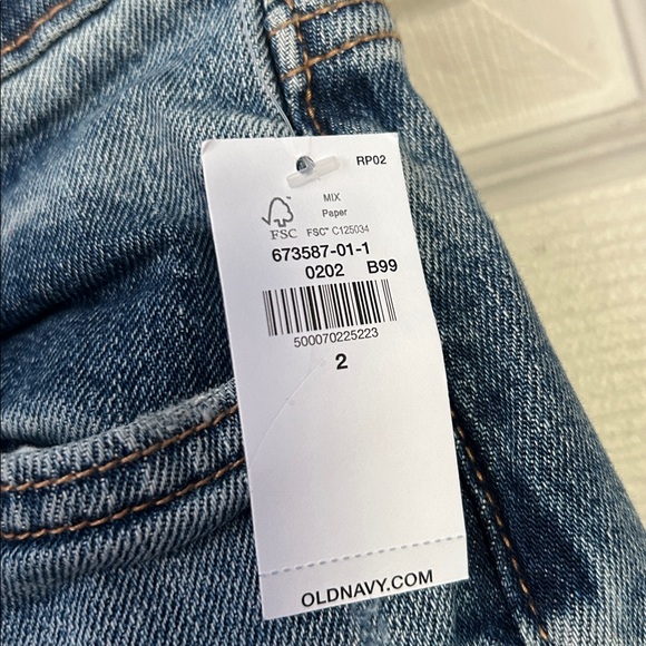 NWT Old Navy high rise OG straight leg jeans size 2 - Picture 3 of 5